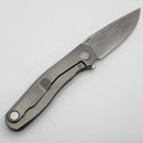 Uldanov Custom Knives R2 w/ Milled Titanium Handles & Lam-M398