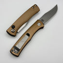 Defiant 7 Clutch Tan Aluminum Handle w/ Magnacut Blade