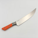 Microtech Butcher Knife Ember G-10 Handle w/ Titanium Bolsters & Stonewash M390MK 3800B-10EM