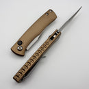 Defiant 7 Clutch Tan Aluminum Handle w/ Magnacut Blade