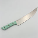Microtech Butcher Knife Caribbean Blue G-10 Handle w/ Stonewash M390MK 3800-10CA