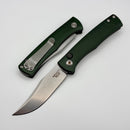 Defiant 7 Clutch Green Aluminum Handle w/ Magnacut Blade