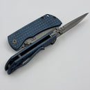 McNees PM Mac 2 Gen 2 w/ Blue Frag Handles & 3" Stonewash MagnaCut