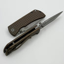 McNees PM Mac 2 Gen 2 w/ Bronze Frag Handles & 3" Stonewash MagnaCut