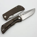 McNees PM Mac 2 Gen 2 w/ Bronze Frag Handles & 3" Satin Stonewash MagnaCut