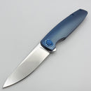 Holt Bladeworks Outlaw w/ Titanium Quill Burnished Handles & Near Mirror Uddeholm Vanax SuperClean 201