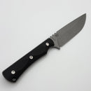 McNees Ridge Runner Fixed Blade w/ Black G-10 Handles & Atomic MagnaCut