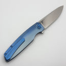 Holt Bladeworks Outlaw w/ Titanium Quill Burnished Handles & Near Mirror Uddeholm Vanax SuperClean 201