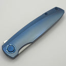 Holt Bladeworks Outlaw w/ Titanium Quill Burnished Handles & Near Mirror Uddeholm Vanax SuperClean 201