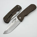 McNees Dixon w/ Bronze Shockwave Titanium Handles & Satin Stonewash MagnaCut