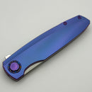 Holt Bladeworks Outlaw w/ Titanium Flux Burnished Handles & Near Mirror M390 180