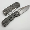 McNees Dixon w/ Stonewash Shockwave Titanium Handles & Satin Stonewash MagnaCut