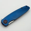 Holt Bladeworks Outlaw w/ Titanium Feather Burnished Handles & Near Mirror M390 186