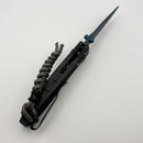 Benchmade Mini Adira Tempest Gray Grivory & Cerakote Blue MagnaCut 18065BT-01 (Consignment)