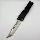 Microtech Knives Combat Troodon Gen III Stonewash Hellhound w/ Black Handle Signature Series 1219-10S (Consignment)