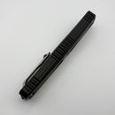 Microtech Knives Combat Troodon Gen III Stonewash Hellhound w/ Black Handle Signature Series 1219-10S (Consignment)