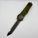 Microtech Combat Troodon Outbreak Deep Engraved T/E Fully Serrated Signature Series 144-3OBDS (Consignment)