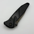 Microtech Socom Elite M/A DLC Spearpoint w/ Carbon Fiber Inlaid Black Aluminum Handle Signature Series 160-1DLCTCFISS (Consignment)