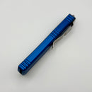 Microtech Ultratech Hellhound Stonewash Standard & Blue Signature Series 119-10BLS (Consignment)