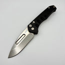 Medford Praetorian Swift Auto Black Handles w/ Tumbled S45VN Drop Point (Consignment)