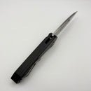 Medford Praetorian Swift Auto Black Handles w/ Tumbled S45VN Drop Point (Consignment)