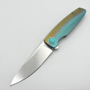 Holt Bladeworks Outlaw w/ Titanium Ridgeback Burnished Handles & Stonewash Uddeholm Vanax SuperClean 200