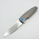 Holt Bladeworks Outlaw w/ Titanium Flux Burnished Handles & Near Mirror M390 189