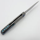Holt Bladeworks Outlaw w/ Titanium Flux Burnished Handles & Near Mirror M390 189
