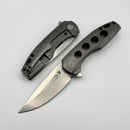Kansept Knives Cassowary Grey Titanium Handles w/ S35VN Blade K2065A2