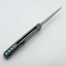 Holt Bladeworks Outlaw w/ Titanium Quill Burnished Handles & Near Mirror M390 190
