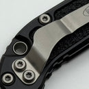 Grenade Blem Microtech Knives LUDT Gen III Stonewash Tanto w/ Black Handle 1136-10