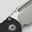 Grenade Blem Microtech Knives LUDT Gen III Stonewash Tanto w/ Black Handle 1136-10