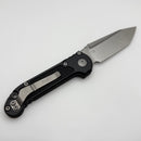 Grenade Blem Microtech Knives LUDT Gen III Stonewash Tanto w/ Black Handle 1136-10