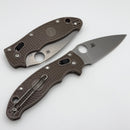 Spyderco Manix 2 w/ Brown FRN Handles & 15V Sprint Run C101PBN15V2