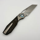 Kansept Knives QTRO Titanium & Shred Carbon FIber w/ Stonewashed Elmax K1118VA3