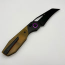 Kansept Knives QTRO Blackwash Titanium Handle & Ultem w/ Blackwash Elmax K1118VH1