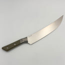Microtech Butcher Knife OD Green G-10 Handle w/ Titanium Bolsters & Stonewash M390MK 3800B-10OD