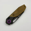 Kansept Knives QTRO Blackwash Titanium Handle & Ultem w/ Blackwash Elmax K1118VH1