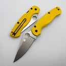 Spyderco Para-Military 2 Salt Yellow Lightweight w/ MagnaCut C81PYL2