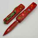 Microtech UTX-85 Gen IV St. Patricks Day D/E Signature Series 12324-1SPDS