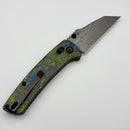 Kansept Knives Main Street Gecko Camo Carbon Handles w/ Damascus K1015V5