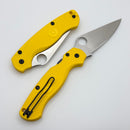 Spyderco Para-Military 2 Salt Yellow Lightweight w/ MagnaCut C81PYL2