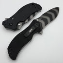 Zero Tolerance 0350 Black G-10 Tritium Inlaid Handles & Tiger Stripe S30V ZT0350TSTR