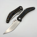 Kansept Knives Navaja Tiger Stripe Flamed Titanium w/ Stonewashed S35VN K1149A4