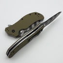 Zero Tolerance 0350 Olive Green G-10 Handles & Tiger Stripe MagnaCut ZT0350TS