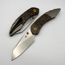 Kansept Knives K9 Titanium & Copper Carbon Fiber Handle w/ Stonewashed S35VN K1151A2