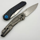 Zero Tolerance 0545 w/ Blue Carbon Fiber/Titanium Handles & MagnaCut ZT0545BLUCF