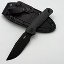 Zero Tolerance 0004 Fixed Blade Black G-10 & Black Cru-Wear ZT0004BLK