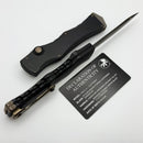 Microtech Marfione Select Halo IV Black Handle w/ Baker Forge Coppermai Damascus Clip Point 1150-16MS1