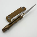 North Mountain Blade Chop2 2418 w/ Tan Frag G-10 Handles & 5 Layer Copper-Clad Steel
